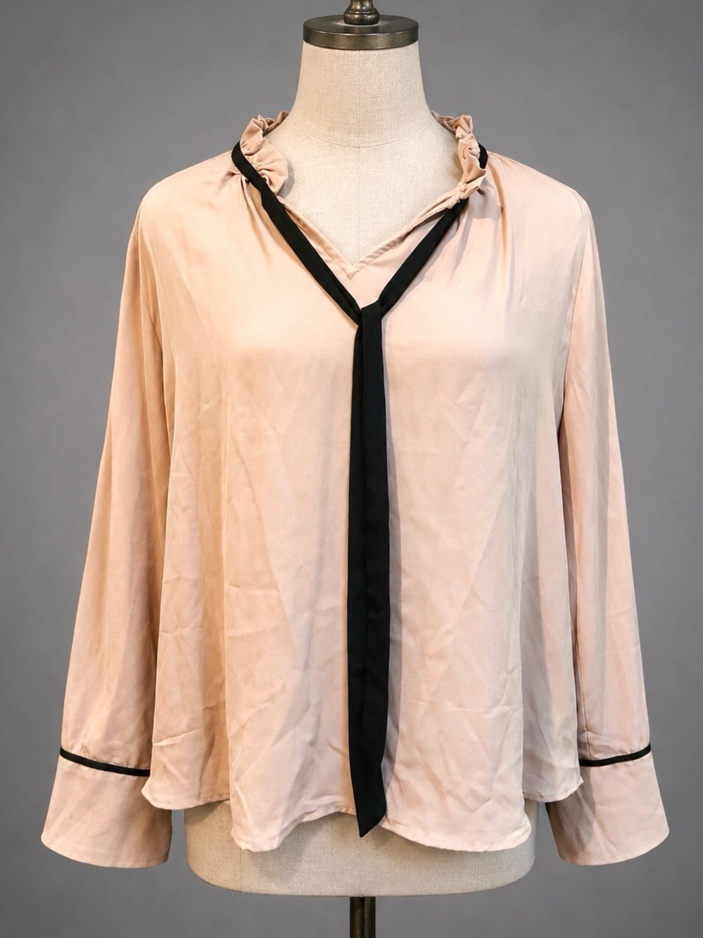 Large Dressy Secretary Blouse Shirt Top